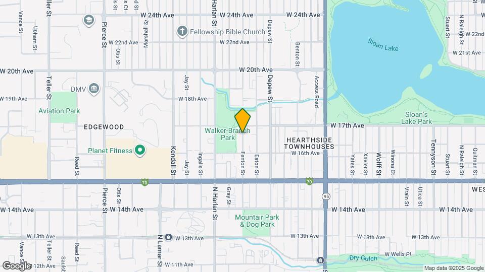 1661 Fenton St Map and Location Details