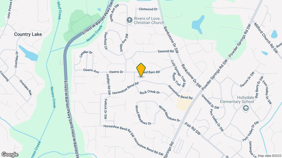 2498 Horseshoe Bend Rd Map and Location Details