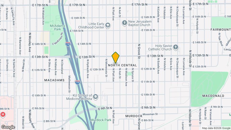 1318 N Piatt Ave Map and Location Details