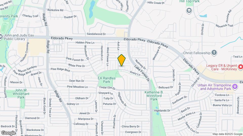 5104 Avery Ln Map and Location Details