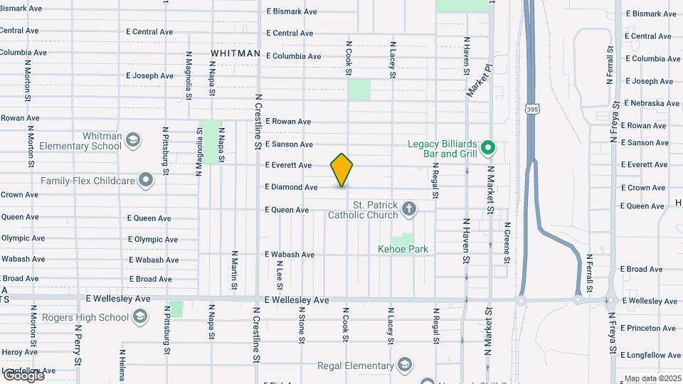 2422 E Diamond Ave Map and Location Details