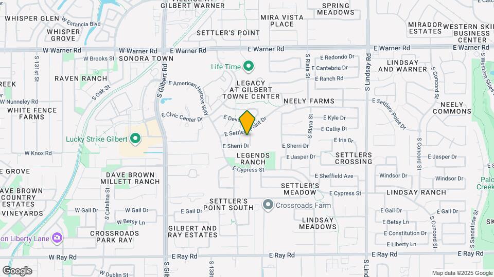 1146 S Larkspur St Map and Location Details