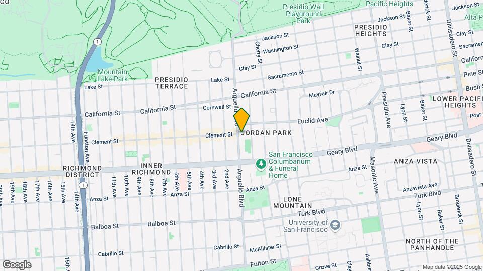 430 Arguello Blvd Map and Location Details