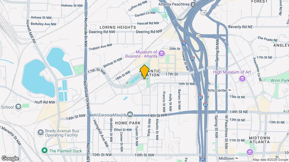 390 17th St NW, Unit Condo Map and Location Details