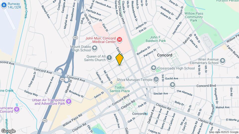 2171 Colfax St Map and Location Details