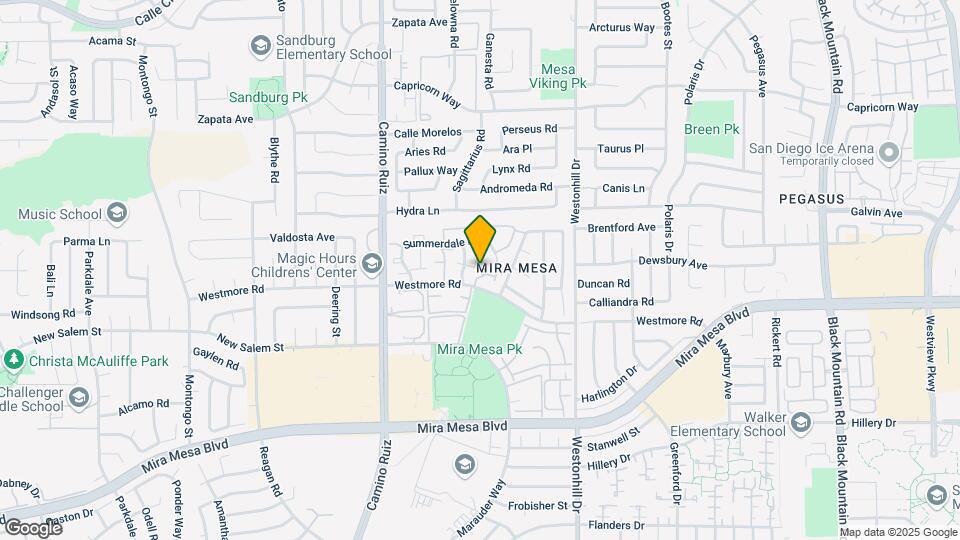 10945 Summerdale Way Map and Location Details
