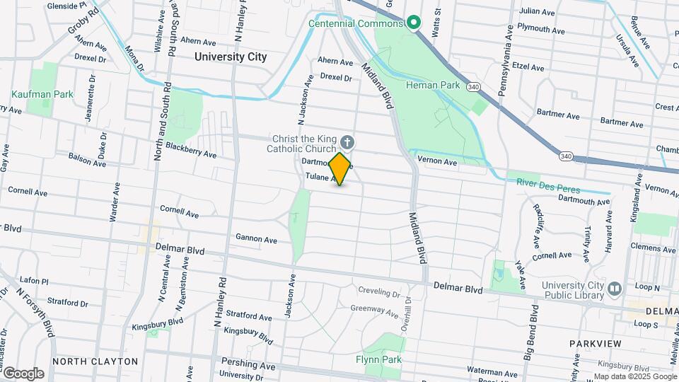 7333 Amherst Ave-Unit -1E Map and Location Details