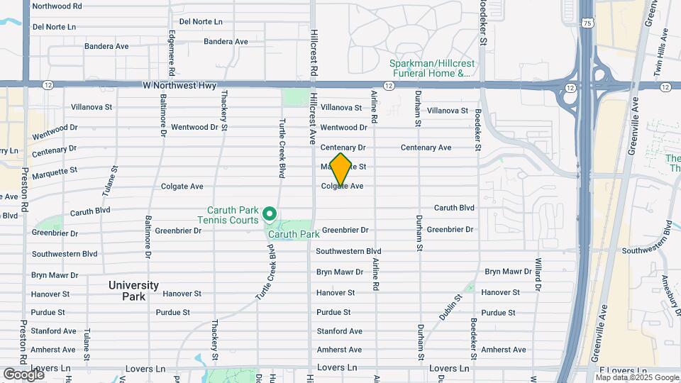 3233 Colgate Ave Map and Location Details