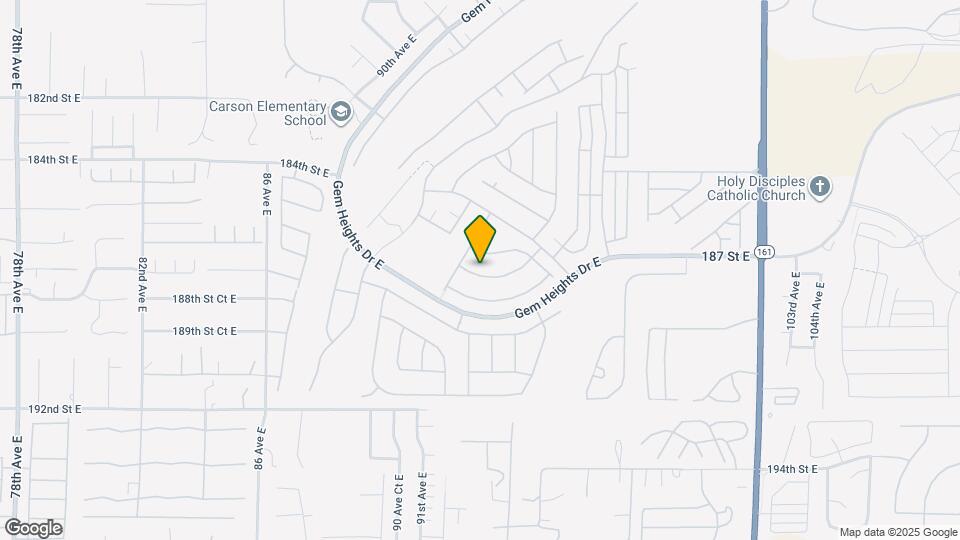 9419 187th St E Map and Location Details