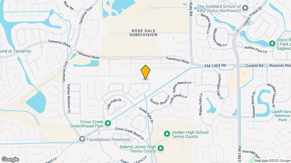 28222 Calm Brook Ln Map and Location Details