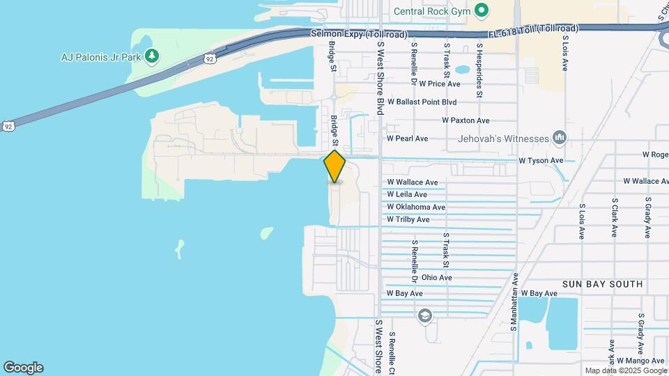 Casa Bahia at Westshore Yacht Club Map and Location Details
