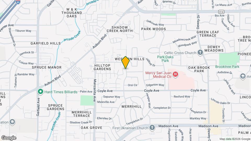 5803 Woodleigh Dr Map and Location Details