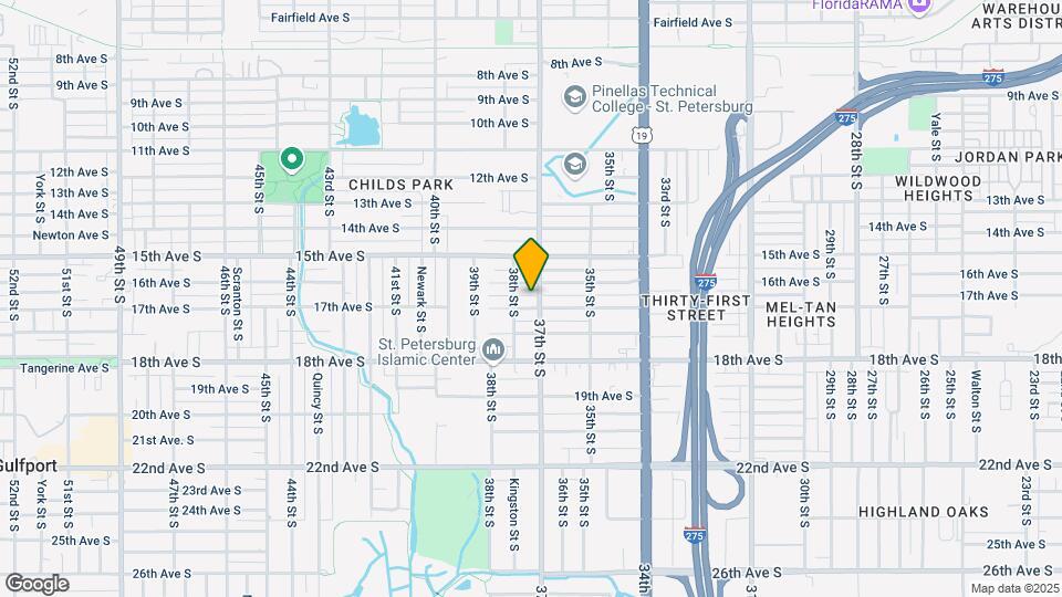 1665 37th St S Map and Location Details