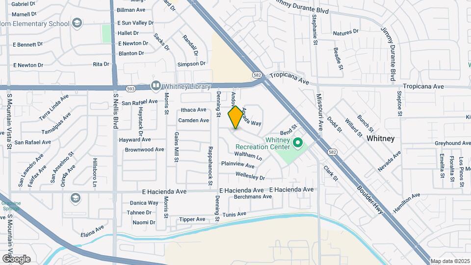 5484 Northridge Ln Mapa y Detalles de la Ubicación