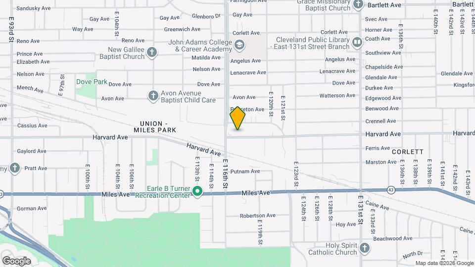 11627 Harvard Ave Map and Location Details