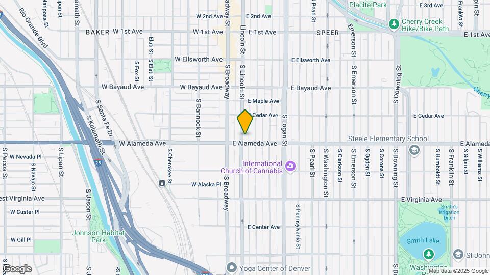 278 S Lincoln St Map and Location Details