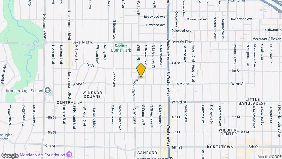 144 S Wilton Pl, Unit South Mapa y Detalles de la Ubicación
