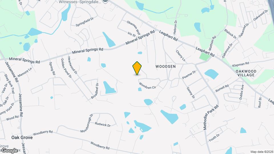 3220 Woodsen Cir Map and Location Details