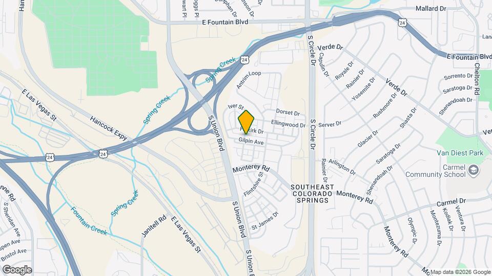 2208 Gilpin Ave Map and Location Details