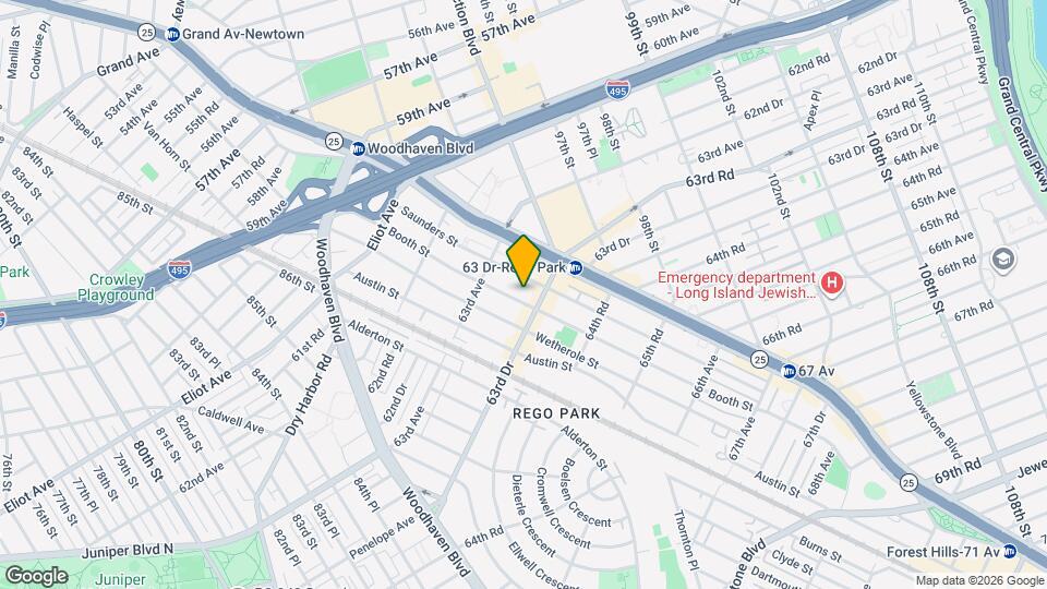 63-47 Booth St Map and Location Details