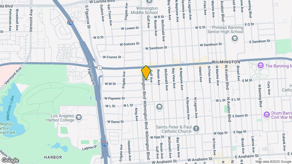1306 N Wilmington Blvd Map and Location Details