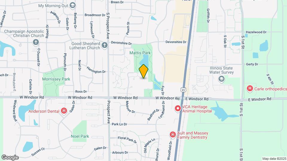 1924 Melrose Dr Mapa y Detalles de la Ubicación