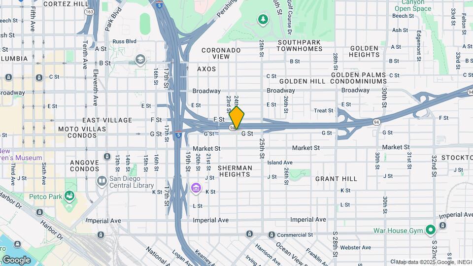 2401 G St Mapa y Detalles de la Ubicación