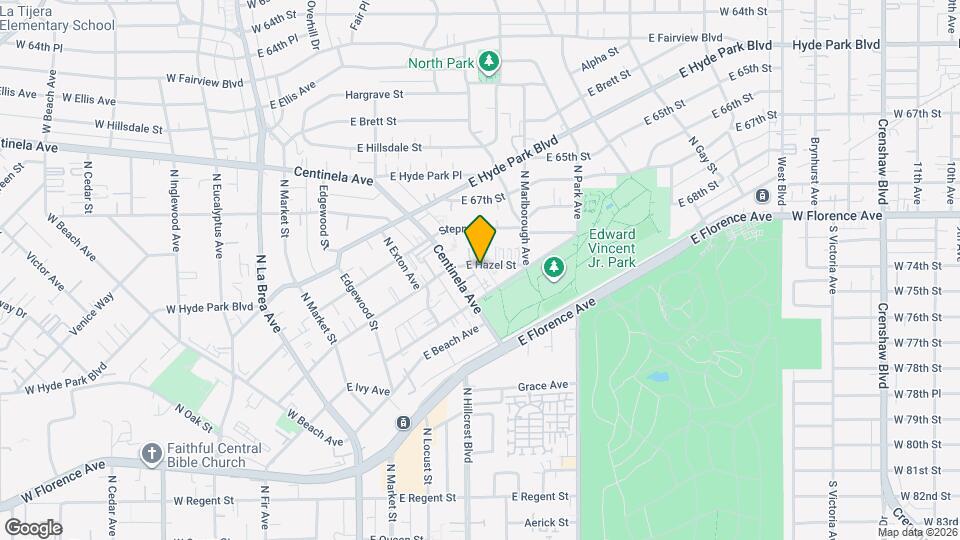 524 E Hazel St Map and Location Details