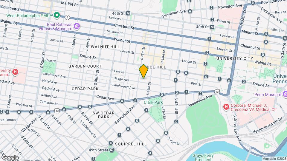 4419 Osage Ave, Unit 1F Map and Location Details