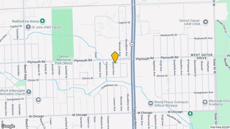 11430 Lenore Ave Mapa y Detalles de la Ubicación