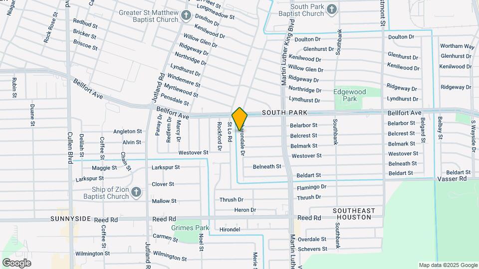 8130 Sharondale Dr Map and Location Details