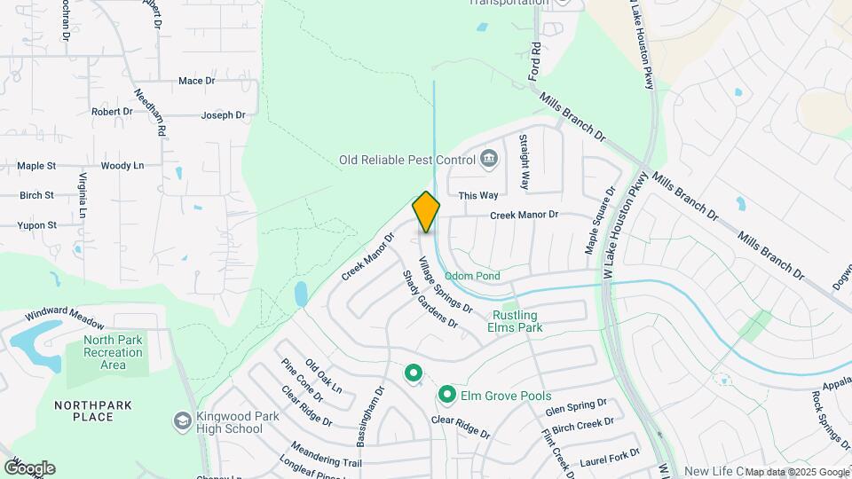 5414 Village Springs Dr Map and Location Details