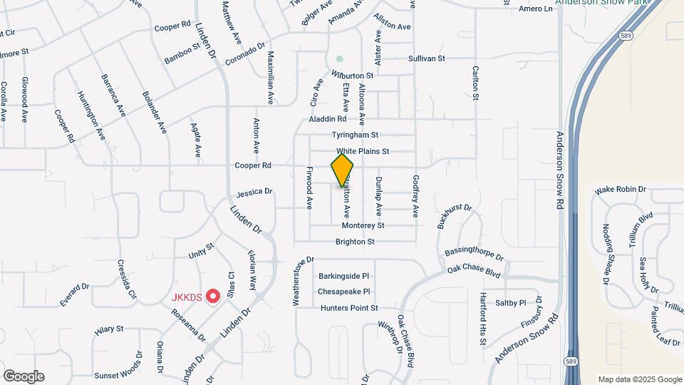 1057 Stratton Ave Map and Location Details