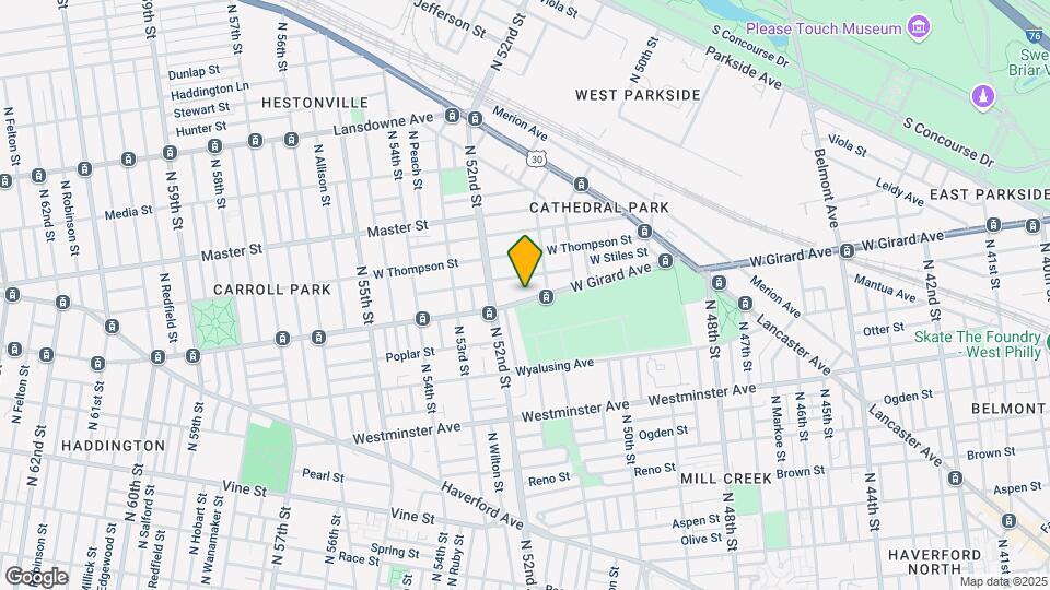 5131 W Girard Ave, Unit B Map and Location Details