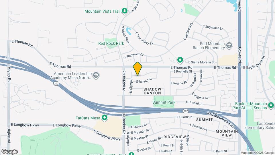 6061 E Rochelle St Map and Location Details