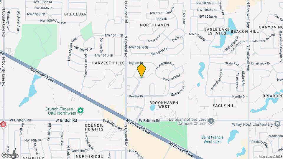 9907 Mashburn Blvd Map and Location Details