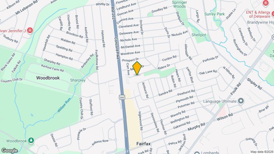 114 Alders Dr Map and Location Details