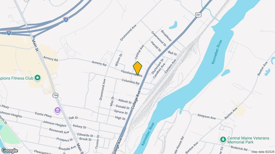 6 Hazelwood Ave Map and Location Details