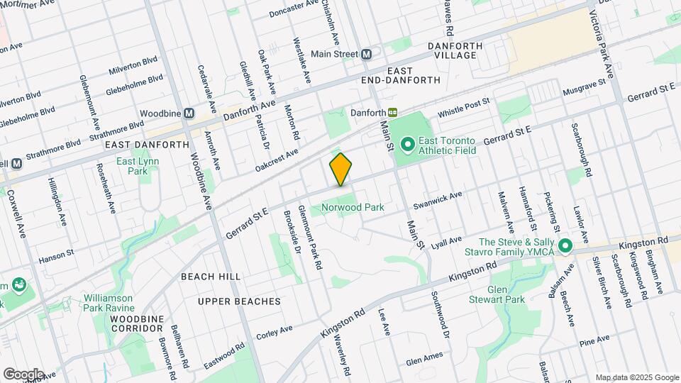 2147 Gerrard St E Map and Location Details