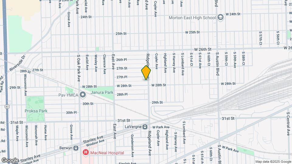 2738 Ridgeland Ave Map and Location Details