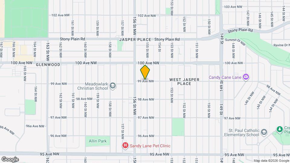 15503 99 Ave NW Map and Location Details