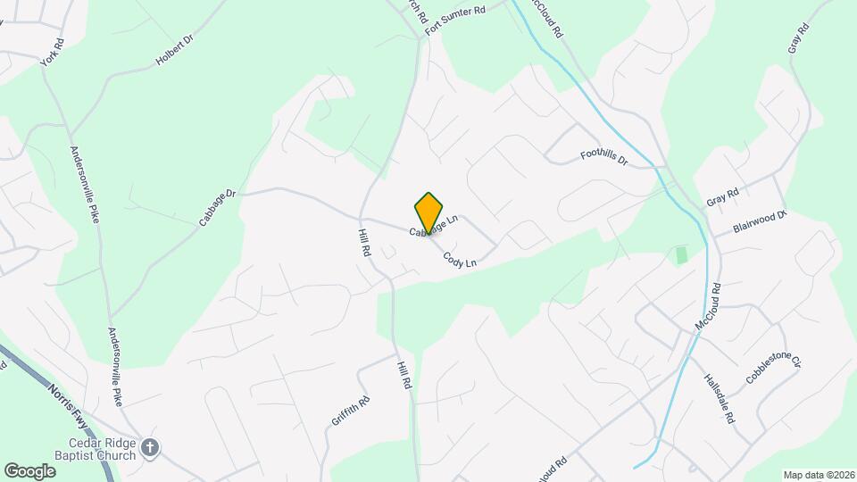 7921 Cody Ln Map and Location Details