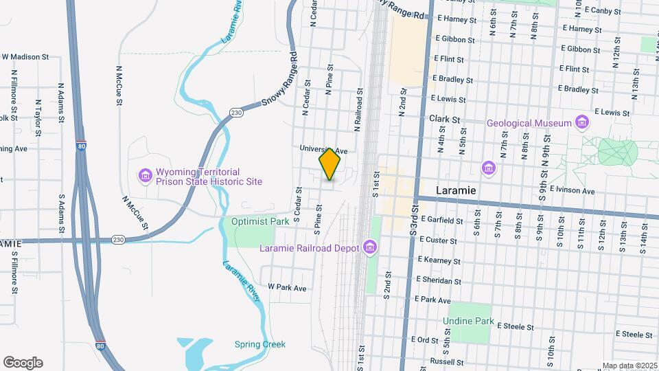 218 Hodgeman St Map and Location Details