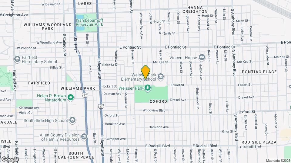 3019 Weisser Park Ave Map and Location Details