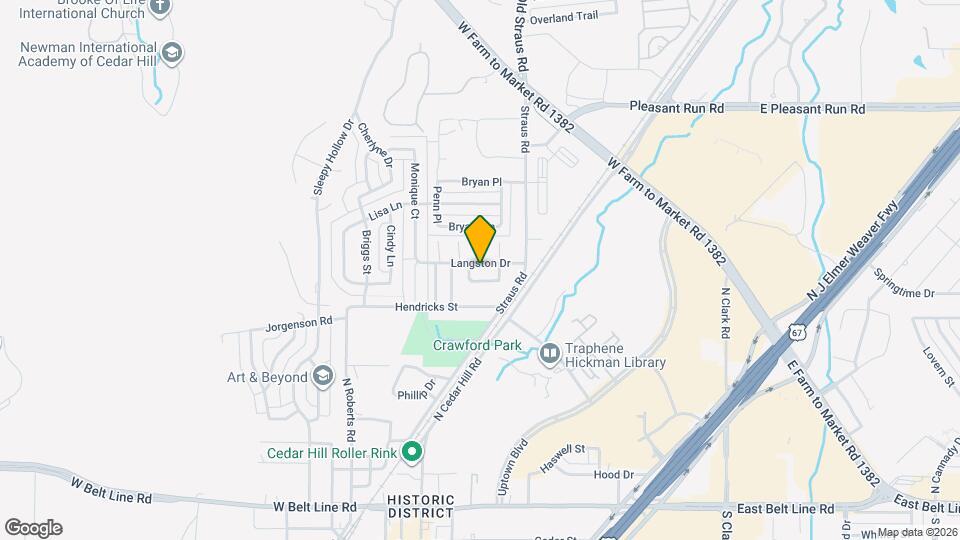 548 Langston St Map and Location Details