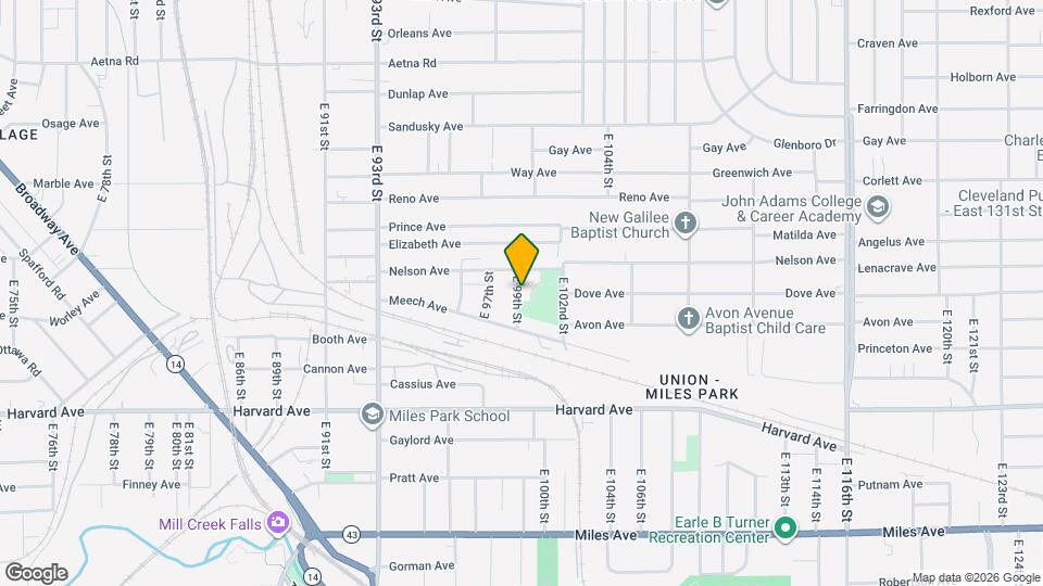 3913 E 99th St Map and Location Details