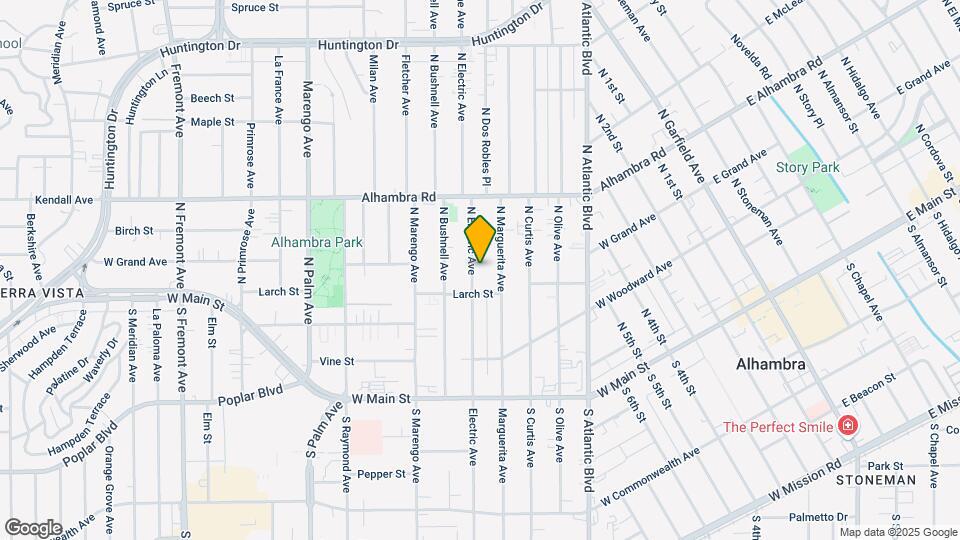 322 N Electric Ave Map and Location Details
