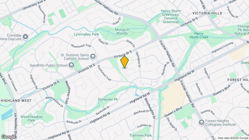 303 Oprington Pl Map and Location Details