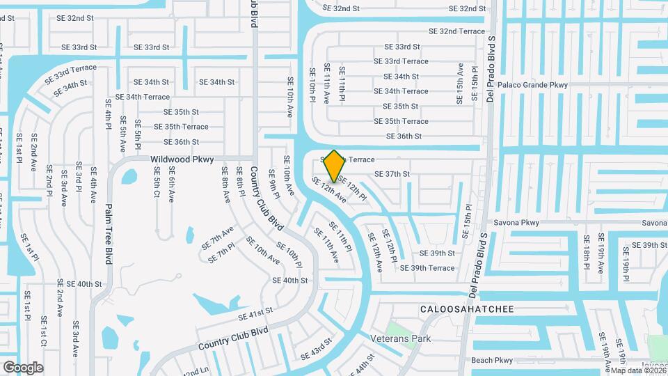 3729 SE 12th Ave Map and Location Details