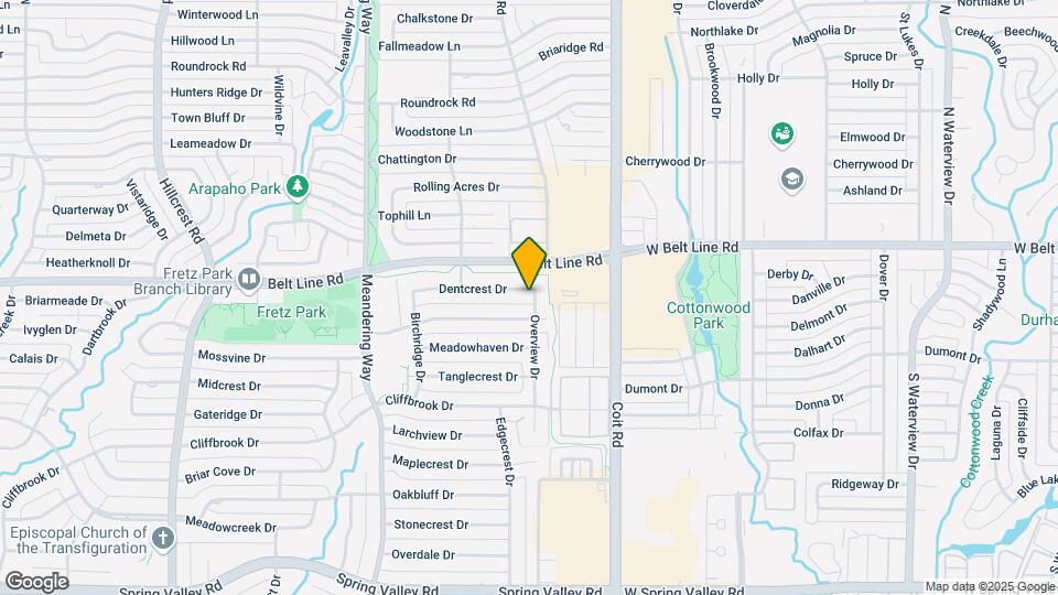 7760 Dentcrest Dr Map and Location Details